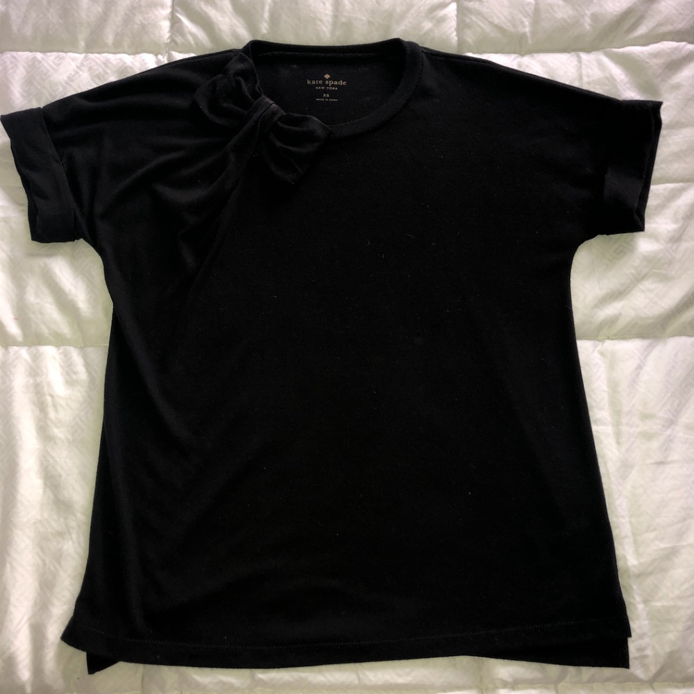Kate Spade Black Bow T-Shirt